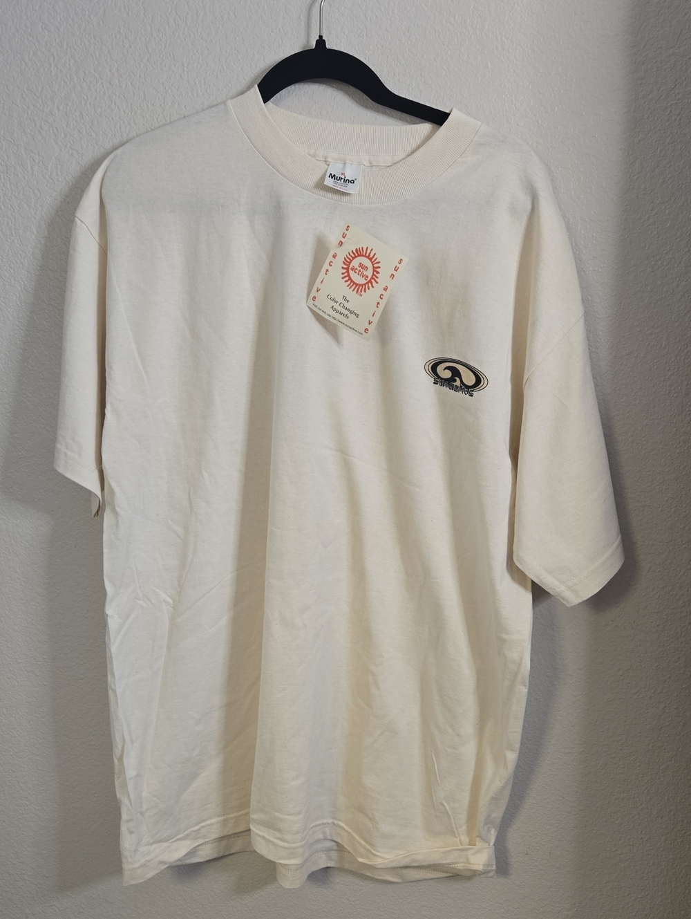 Cream Short-Sleeve Graphic Men's T-Shirt